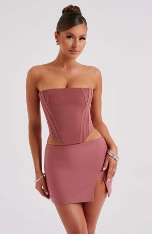 Babyboo Cami Corset Rose Pink USA | 765-GWVQIZ