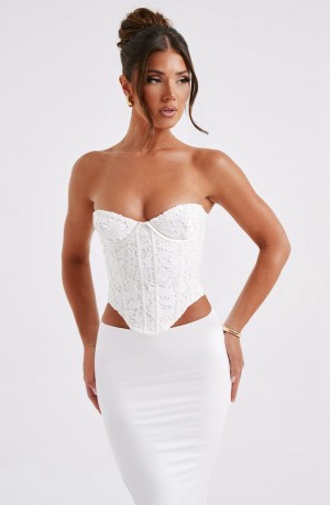 Babyboo Harlow Corset White USA | 720-CIVMSR