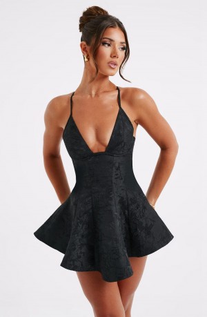 Babyboo Leila Playsuit Black USA | 437-LJXCVP