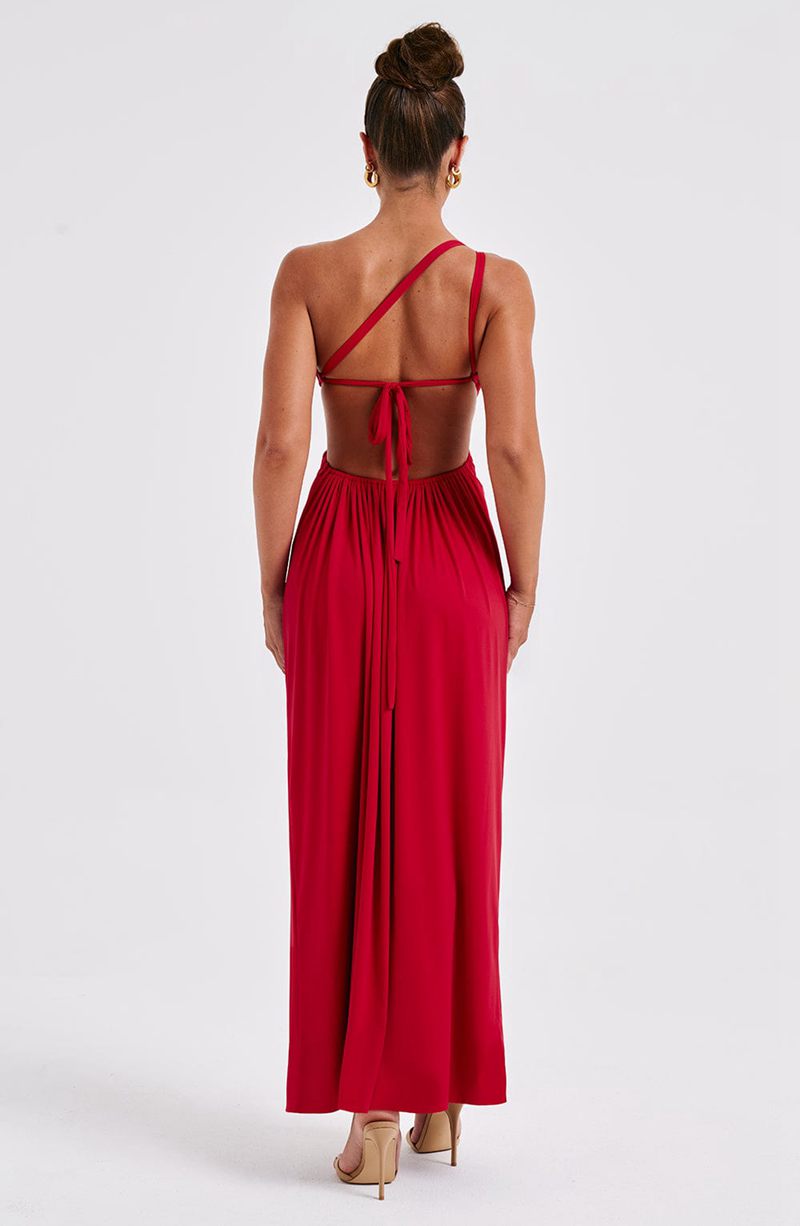 Babyboo Alecia Maxi Dress Red USA | 186-PNBRQX