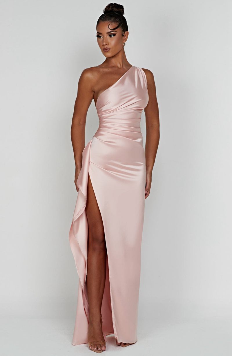 Babyboo Ariel Maxi Dress Blush USA | 135-RUVTLA