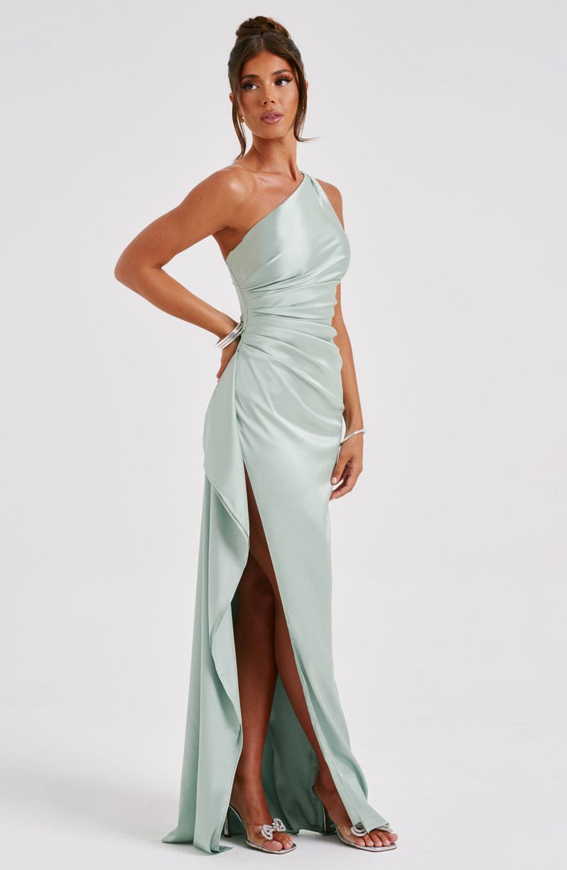 Babyboo Ariel Maxi Dress Sage USA | 102-TYXPVD