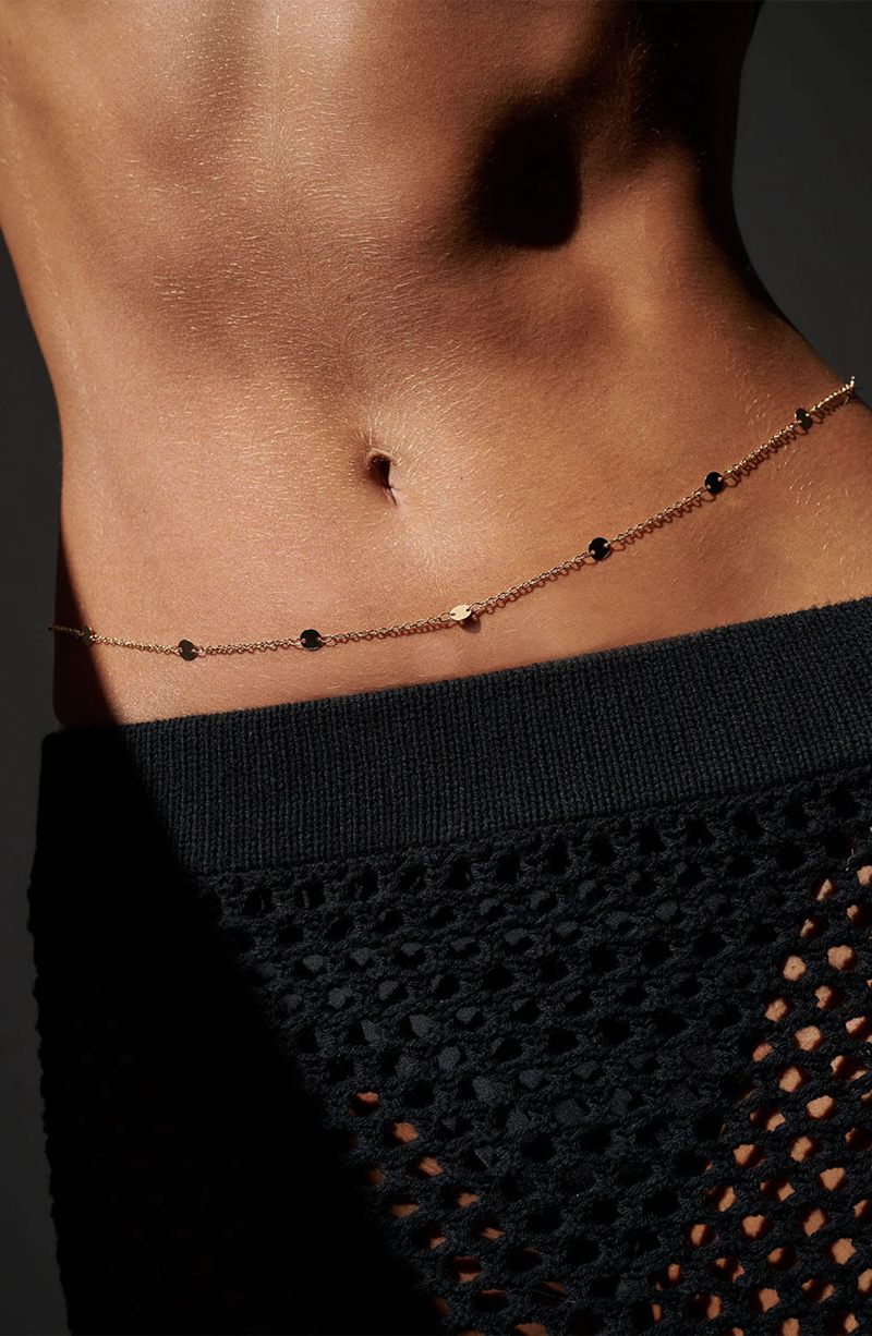 Babyboo Arya Belly Chain Gold USA | 359-WHDMPB