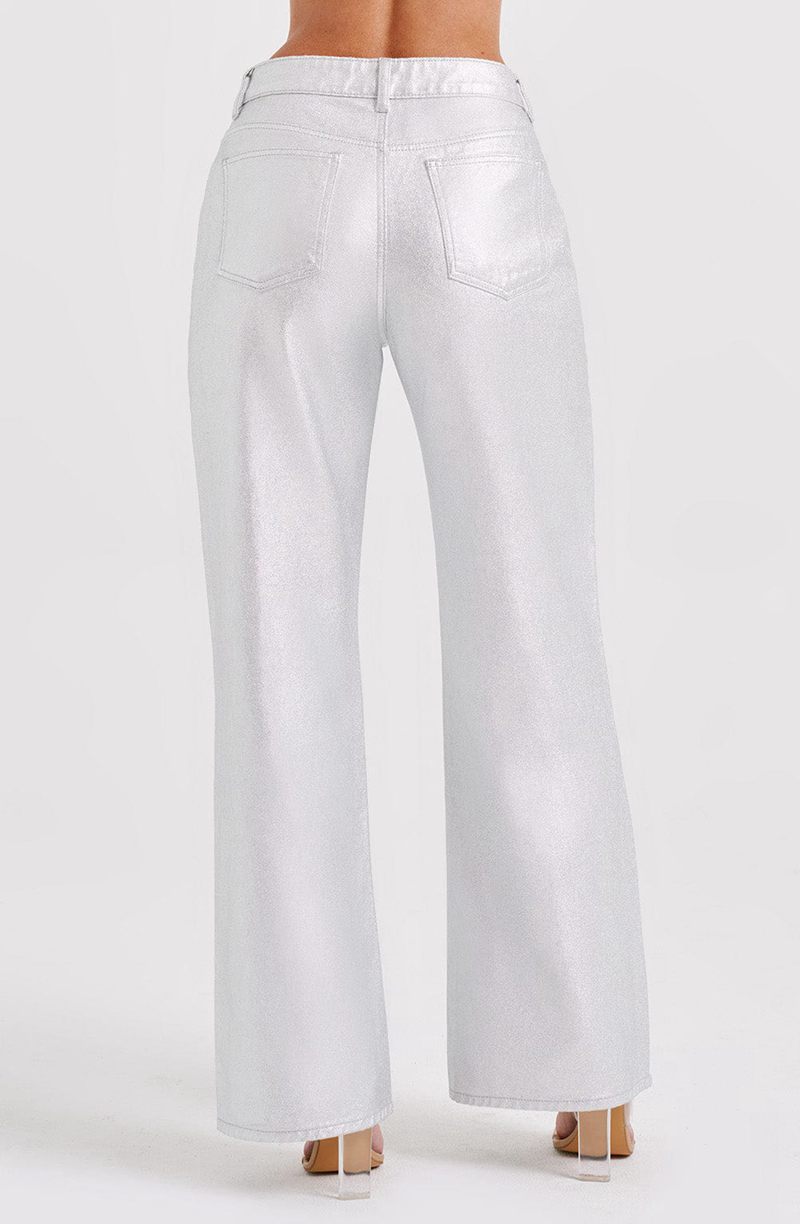 Babyboo Cassidy Pant Silver USA | 356-PLBTRC