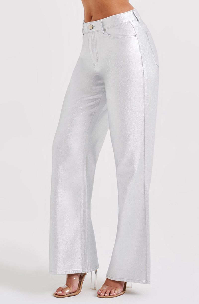 Babyboo Cassidy Pant Silver USA | 356-PLBTRC