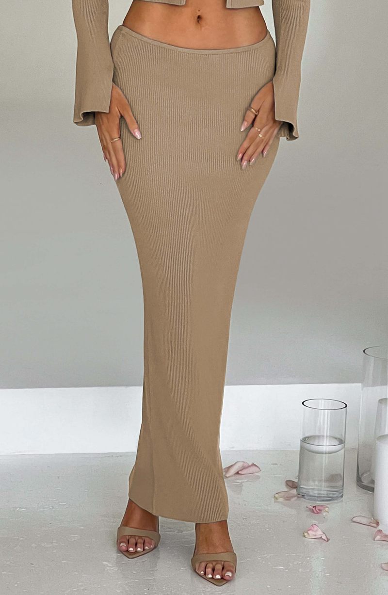 Babyboo Elia Maxi Skirt Beige USA | 123-JXOITL