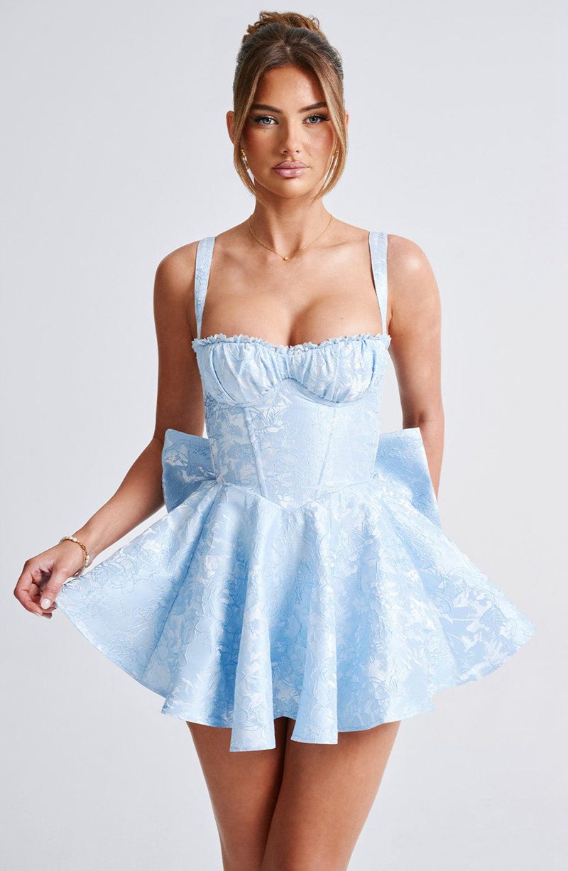 Babyboo Emelie Playsuit Blue USA | 267-KVDBZF