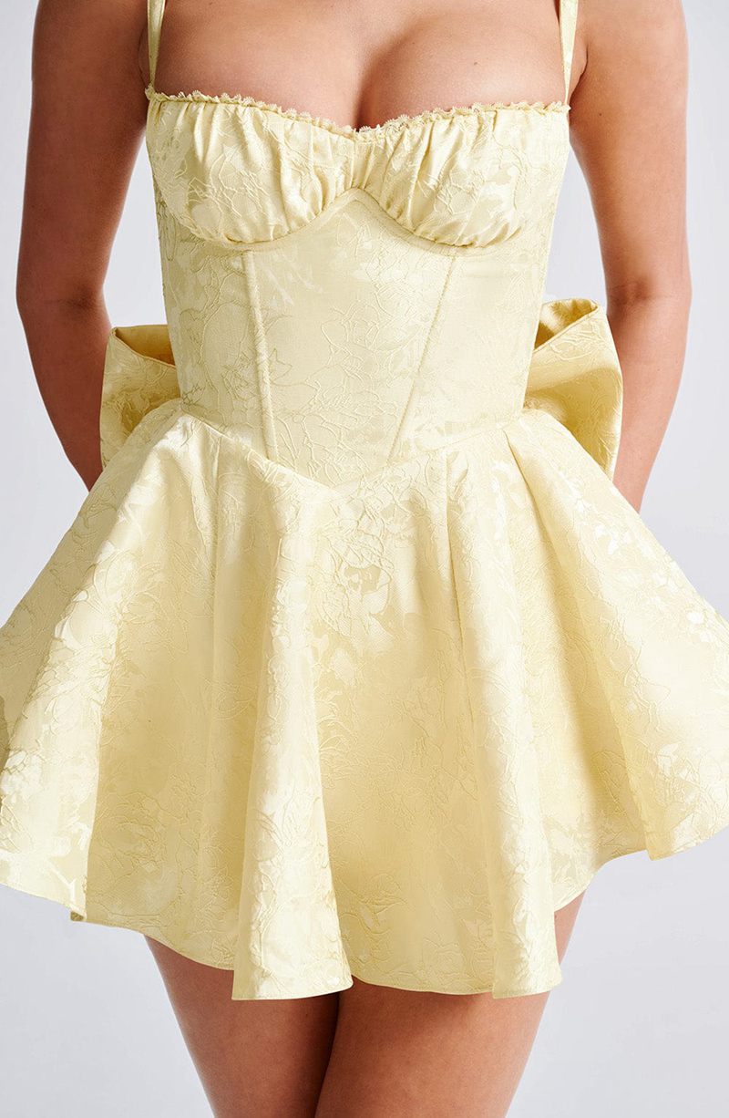 Babyboo Emelie Playsuit Lemon USA | 186-TMRPVW