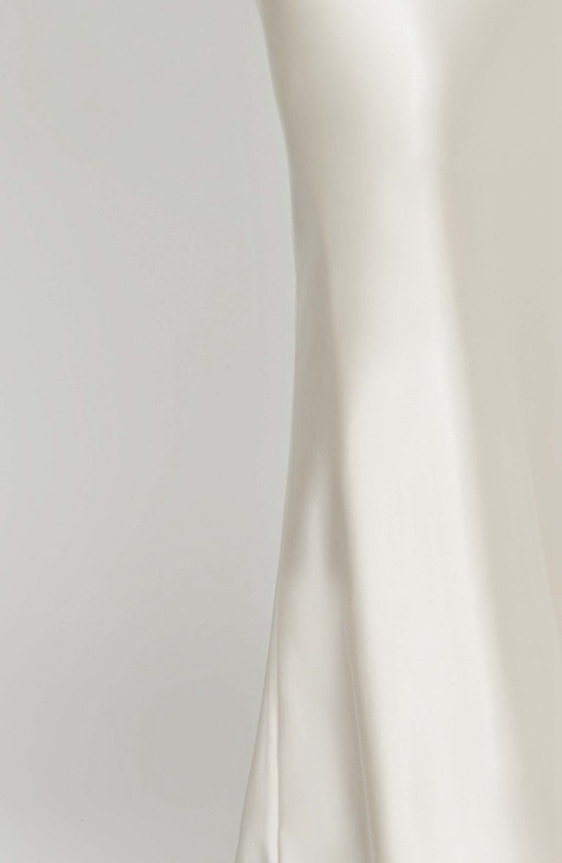 Babyboo Fenty Maxi Dress White USA | 487-FWZLTU