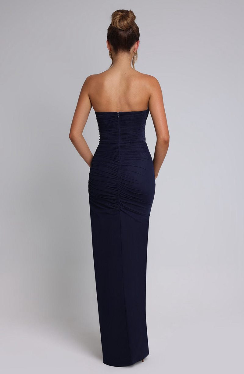 Babyboo Giovanna Maxi Dress Navy USA | 023-FPRCQW