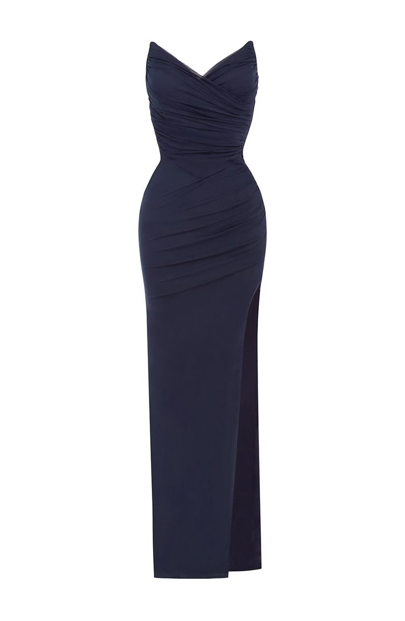 Babyboo Giovanna Maxi Dress Navy USA | 023-FPRCQW