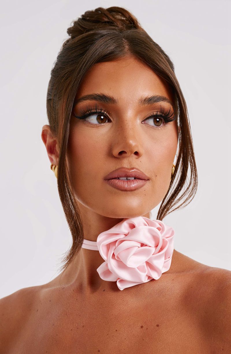 Babyboo India Floral Neck Tie Blush USA | 653-ULCGHF