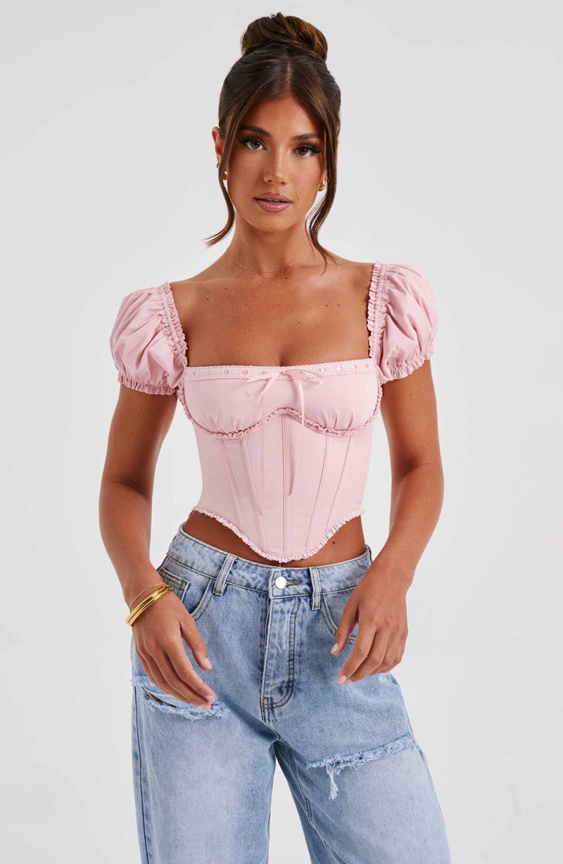 Babyboo Matilda Corset Blush USA | 782-LWSFXP