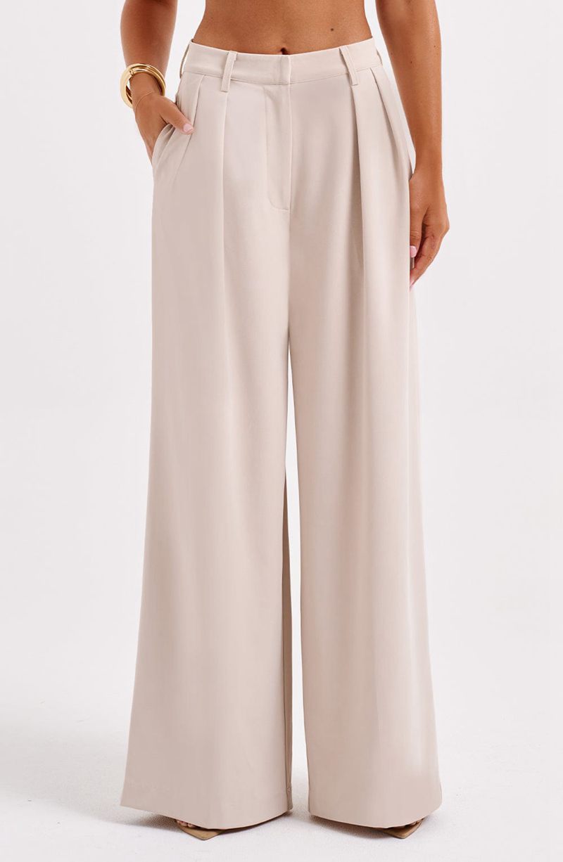 Babyboo Noa Pant Beige USA | 194-RDTHVA