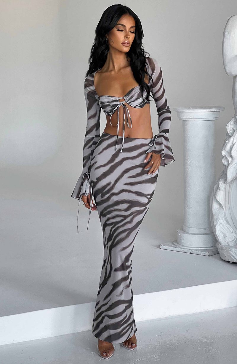 Babyboo Priscilla Top Zebra Print USA | 053-ETZIXJ