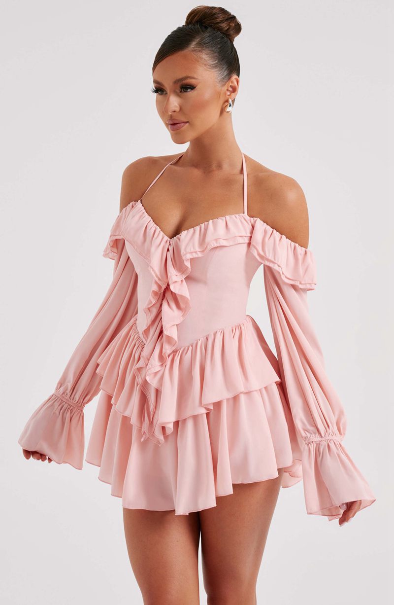 Babyboo Savanna Playsuit Pink USA | 364-OBWFKP