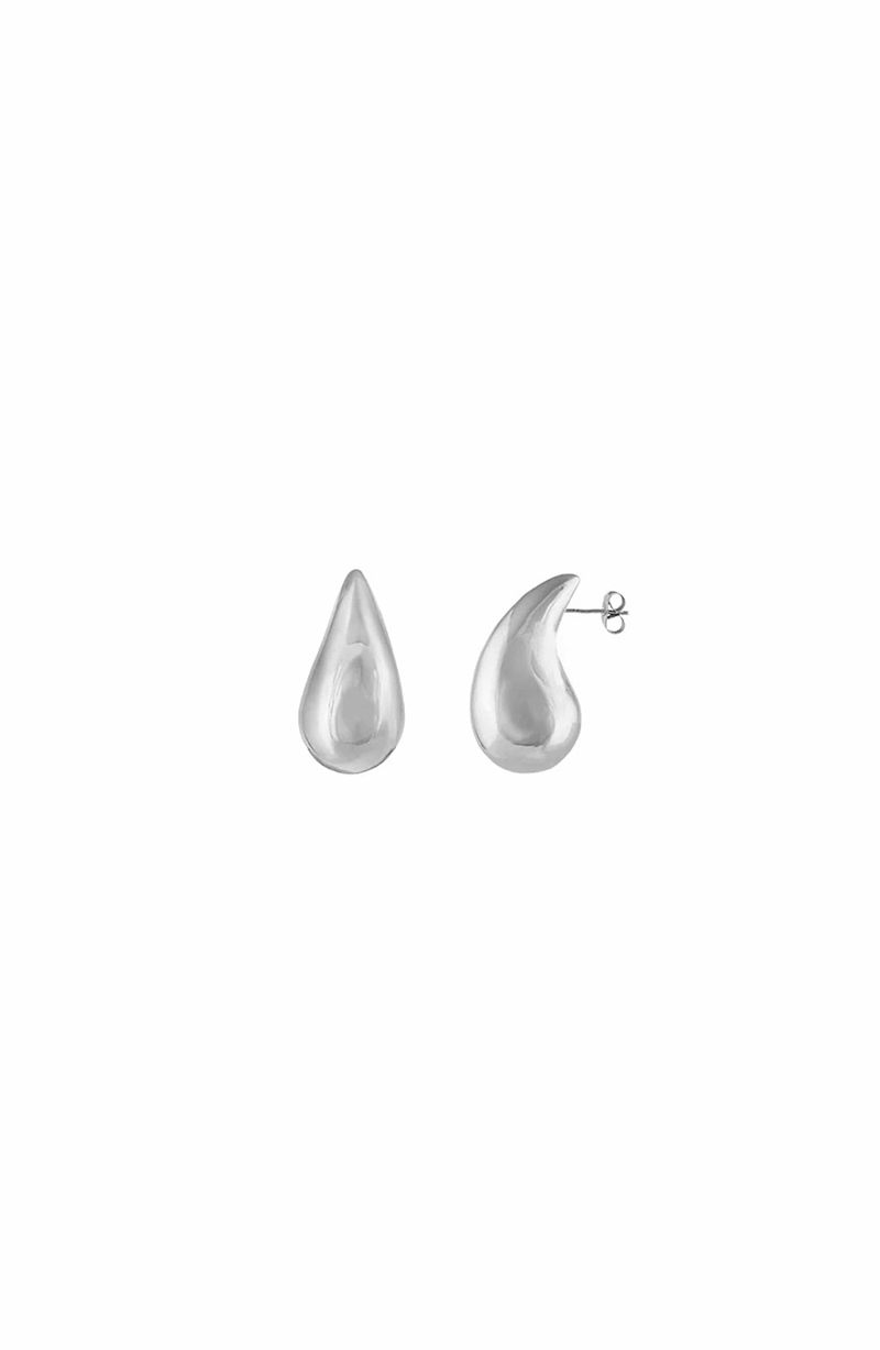 Babyboo Small Fayth Earrings Silver USA | 932-CVOSUK