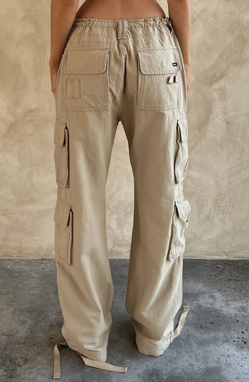 Babyboo Tinashe Cargo Pants Sand USA | 890-SDMTBU