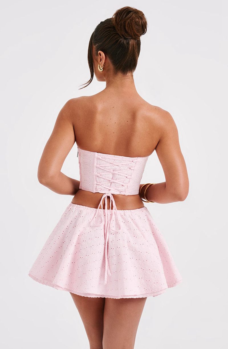 Babyboo Winnie Mini Skirt Blush USA | 817-AGRPSU