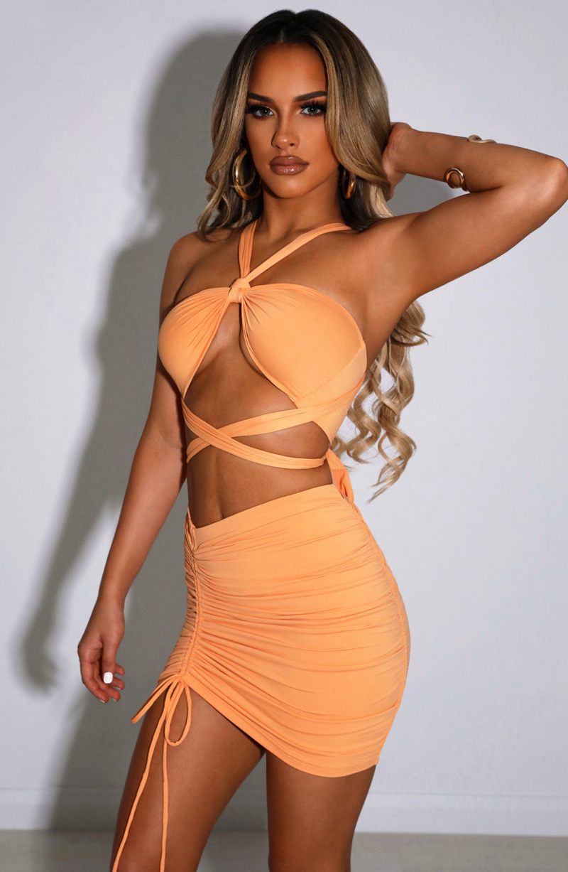 Babyboo Xava Mini Skirt Tangerine USA | 263-TBKAPH