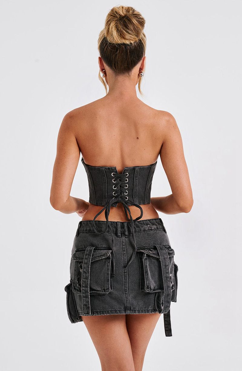 Babyboo Yasie Corset Black USA | 342-LYSMAI